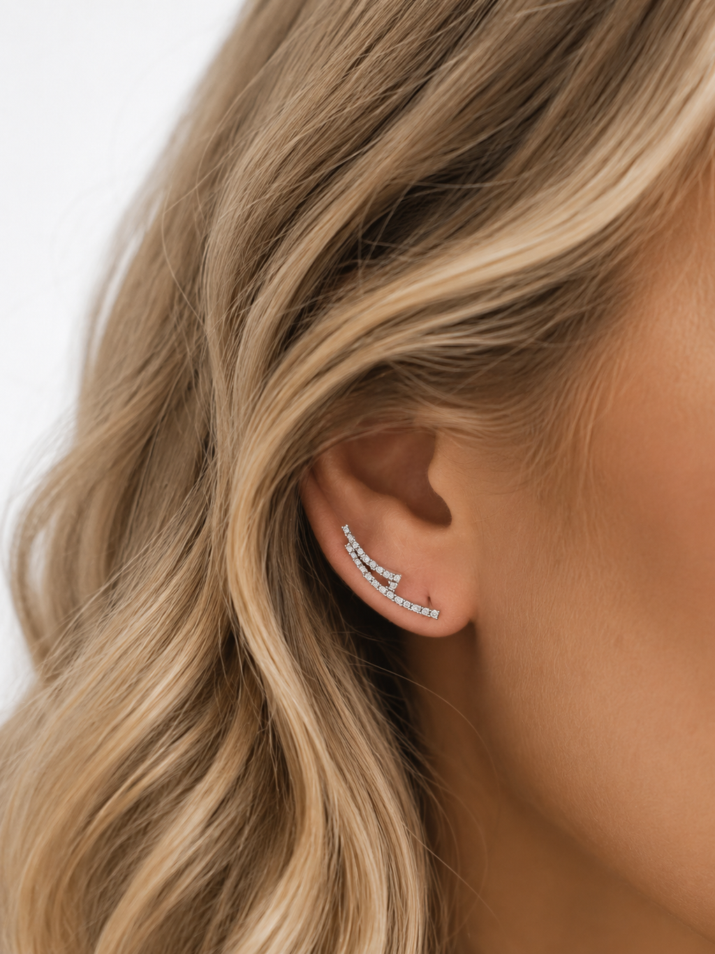 DAILY White Earrings